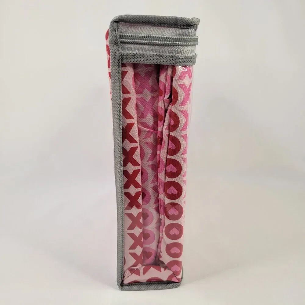 Valentines Day Red Pink XOXO KISS Love 3 piece TWIN Sheets Set Girls Teen Hearts